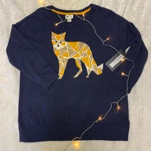 Stylus Navy Wolf Sweater